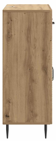 VidaXL Széf Kézműves Tölgy 66 x 34,5 x 89,5 cm Szerelt Fa