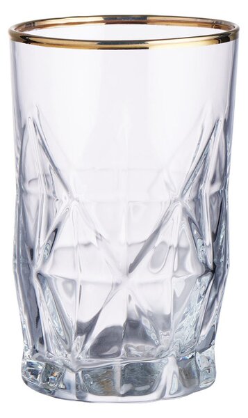 UPSCALE felespohár arany szegéllyel 110ml