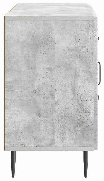 VidaXL Széf fiókkal Betonszürke 89 x 34,5 x 60 cm Szerelt Fa