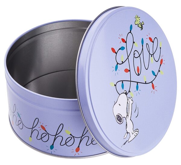 PEANUTS fém tárolódoboz, Snoopy Love Ø13,5 cm
