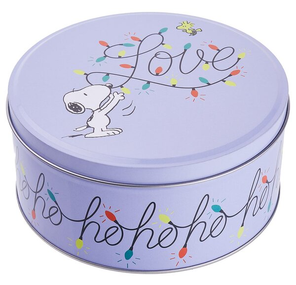 PEANUTS fém tárolódoboz, Snoopy Love Ø16,7 cm