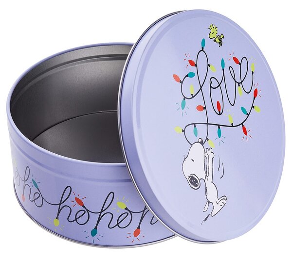 PEANUTS fém tárolódoboz, Snoopy Love Ø16,7 cm