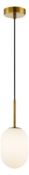 Opál üvegbúrás állítható függőlámpa arany Milagro Alias Gold (ML0317) 1xE14