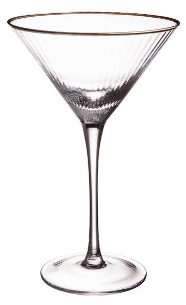 GOLDEN TWENTIES Martini pohár arany szegéllyel 300ml