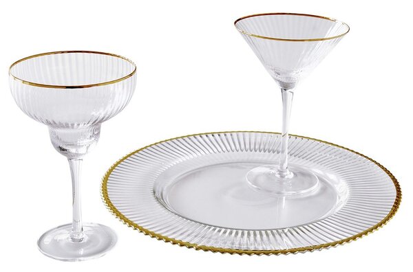 GOLDEN TWENTIES Cosmopolitan pohár arany szegéllyel 350ml