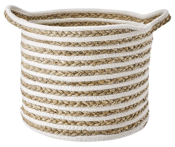 COTTON BRAID kosár csíkos, Ø 26cm