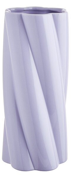 TWIST váza, világos lila 30cm