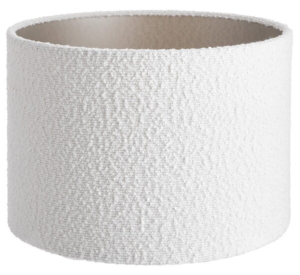TANA lámpaernyő fehér buklé, Ø35cm