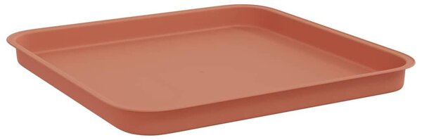 VidaXL Növénycserép 24 pcs Tégla Vörös 38 x 38 x 30 cm Műanyag