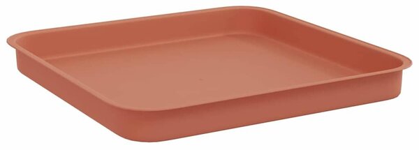 VidaXL Növénycserép 24 pcs Tégla Vörös 33 x 33 x 26 cm Műanyag