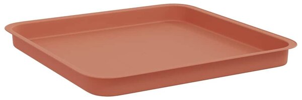 VidaXL Növénycserép 24 pcs Tégla Vörös 43 x 43 x 33,5 cm Műanyag