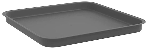 VidaXL Növénycserép 6 pcs Fekete 38 x 38 x 30 cm Műanyag