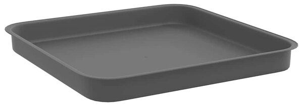 VidaXL Növénycserép 24 pcs Fekete 33 x 33 x 26 cm Műanyag