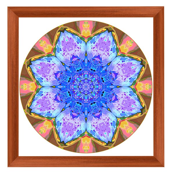 Nairobi mandala képkeret világosbarna