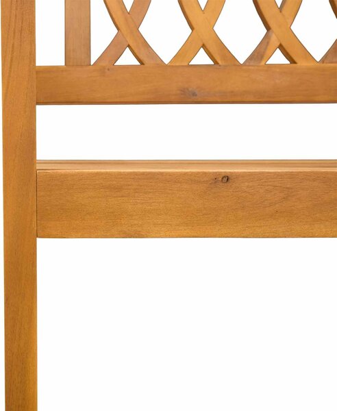 VidaXL Kerti pad Természetes 180 x 55,5 x 90 cm Tömör Akácfa