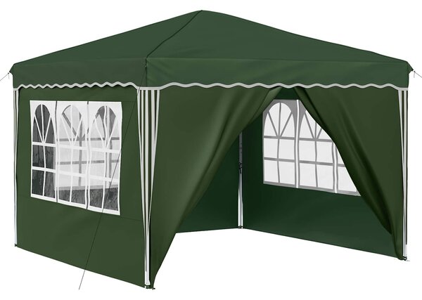 VidaXL Parti sátor 288 x 288 x 245 cm Zöld Oxford Szövet