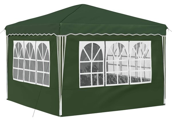 VidaXL Parti sátor 288 x 288 x 245 cm Zöld Oxford Szövet