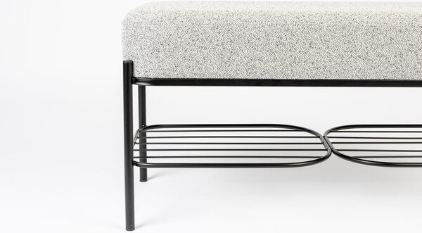 Milou világosszürke pad - White Label
