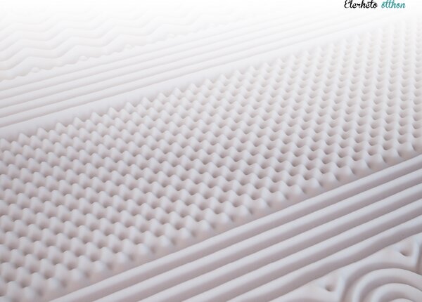 Hab matrac DELUXE 90 x 200 cm Matracvédő: Matracvédő nélkül