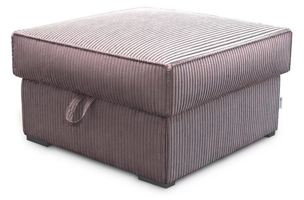 Világoslila SMART COSARO tárolós puff, 65x65 cm