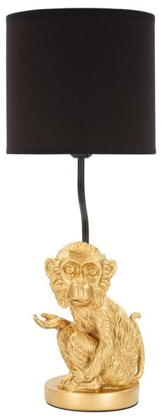 Asztali lámpa 20x50 cm, majom, arany fekete - ET VOILA
