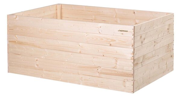 ATMOWOOD Fa magaságyás 140 x 80 x 60 cm