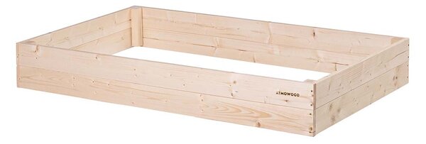 ATMOWOOD Fa magaságyás 140 x 80 x 20 cm