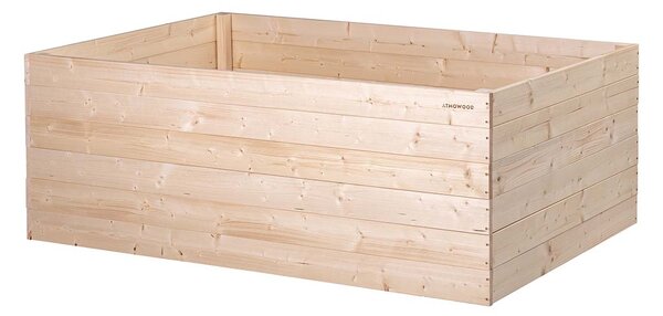 ATMOWOOD Fa magaságyás 160 x 100 x 60 cm