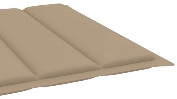 VidaXL Akácfa Napozóágy - 200cm - Szürke