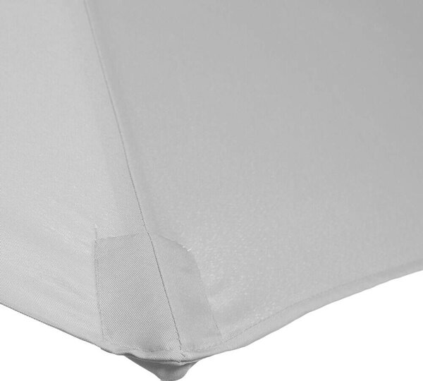 Siesta Félköríves Napernyő - Világosszürke - 94cm