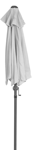 Siesta Félköríves Napernyő - Világosszürke - 94cm