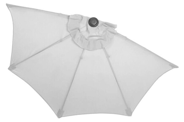 Siesta Félköríves Napernyő - Világosszürke - 94cm
