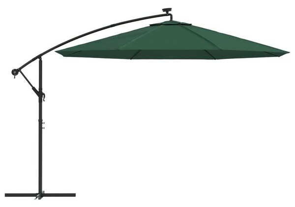 VidaXL Konzolos Napernyő - Zöld - 350 cm