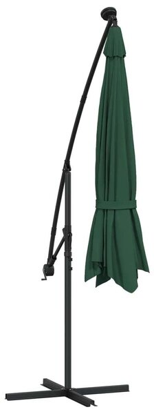 VidaXL Konzolos Napernyő - Zöld - 350 cm