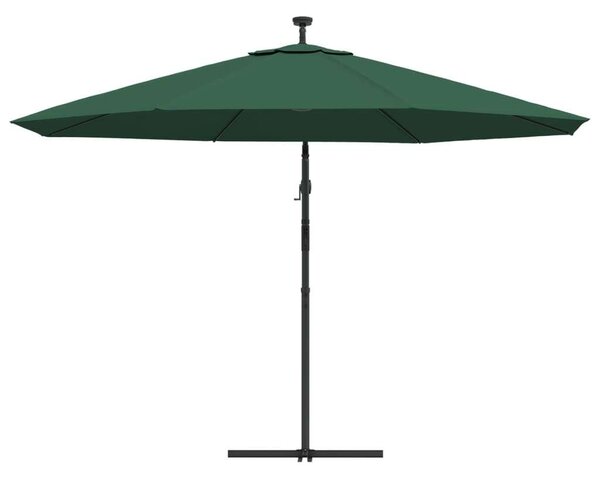 VidaXL Konzolos Napernyő - Zöld - 350 cm