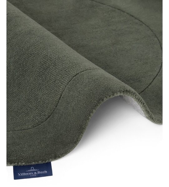 Sötétzöld kézi szövésű gyapjúkeverék szőnyeg 125x200 cm Kari Organic – Villeroy&Boch