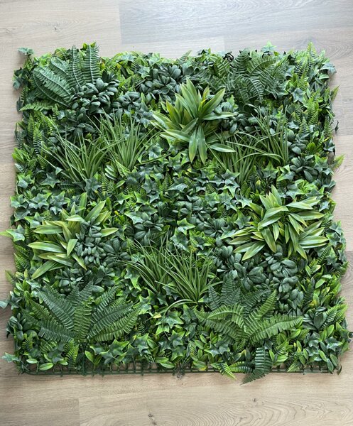 Nortene Vertical Tropic műanyag zöldfal trópusi növényekkel (100 x 100 cm)