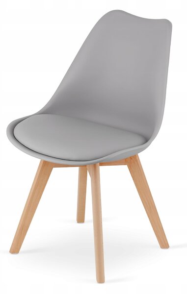 Sonoma étkezőszett – 120×80 cm-es asztal + 4 db MARK szék szürke/natúr láb