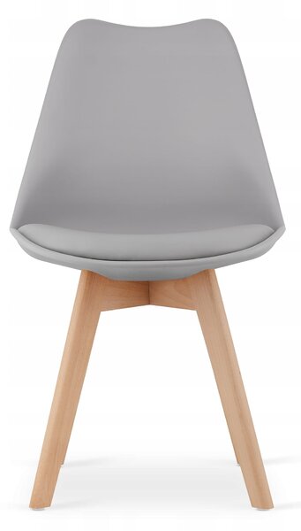 Sonoma étkezőszett – 120×80 cm-es asztal + 4 db MARK szék szürke/natúr láb