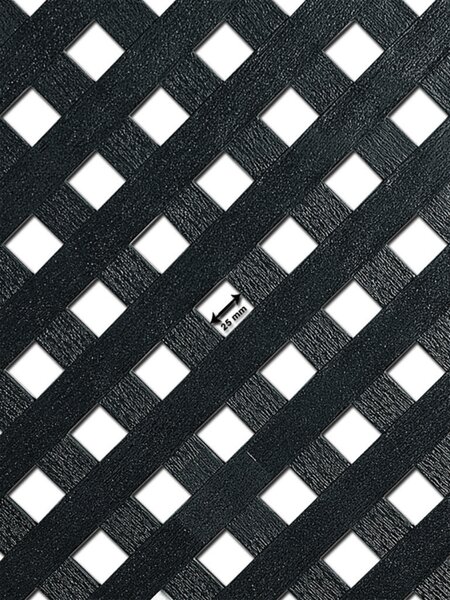 Nortene Térelválasztó panel - dekorpanel Privat (100x200cm) antracit