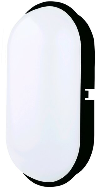Avide (Triton-O) Cseppálló Mennyezeti Lámpa Ovális IP65 20W NW 4000K Fekete