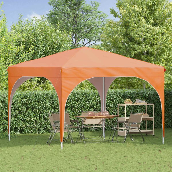 VidaXL Parti sátor 290 x 290 x 245 cm Narancssárga