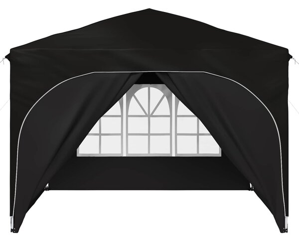 VidaXL Parti sátor 290 x 290 x 245 cm Fekete
