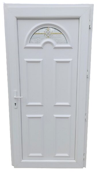 Terra -A Műanyag bejárati ajtó / fehér / 98x198 /