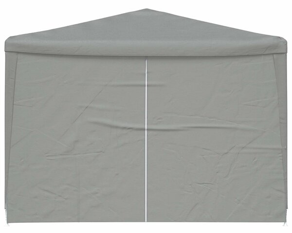 VidaXL Partysátor 1200 x 300 x 255 cm Világosszürke PE és acél