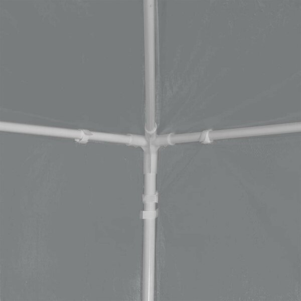 VidaXL Partysátor 1200 x 300 x 255 cm Világosszürke PE és acél