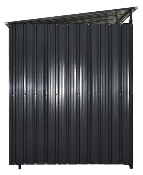 KONDELA Kutyaház, 259x125x148 cm, antracit, DOGNY TYP 3