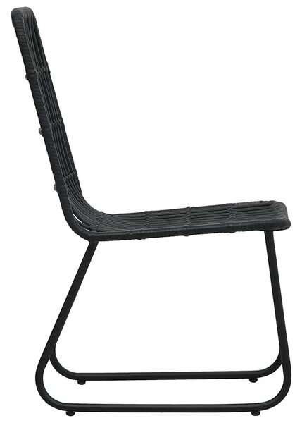 5 részes polyrattan és üveg kültéri étkezőgarnitúra