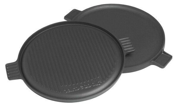 Barbecook BC-ACC-7087 zománcozott öntöttvas grill lap, kétoldalas, kerek, 35cm
