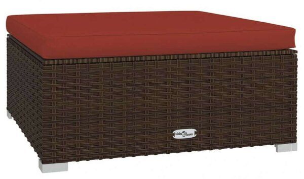 VidaXL Polyrattan Kerti Ülőgarnitúra - 7 részes - Barna